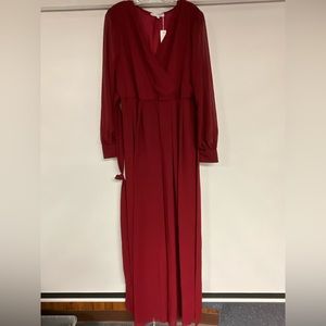 Baltic Born Burgundy Maxi Dress